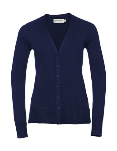 Ladies V-Neck Knitted Cardigan3