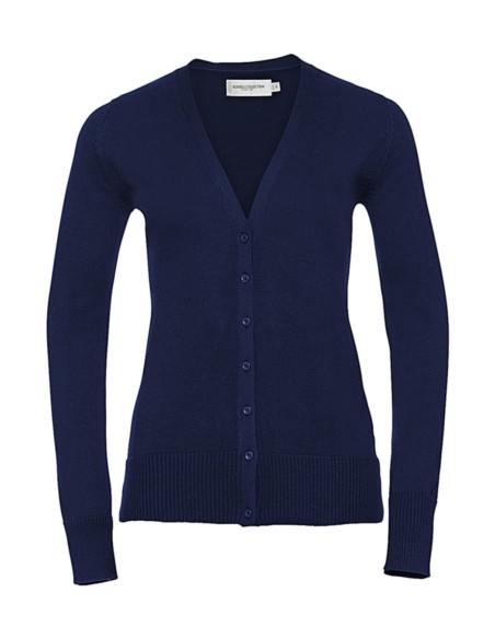 Ladies V-Neck Knitted Cardigan3