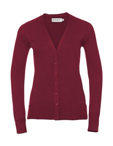 Ladies V-Neck Knitted Cardigan4