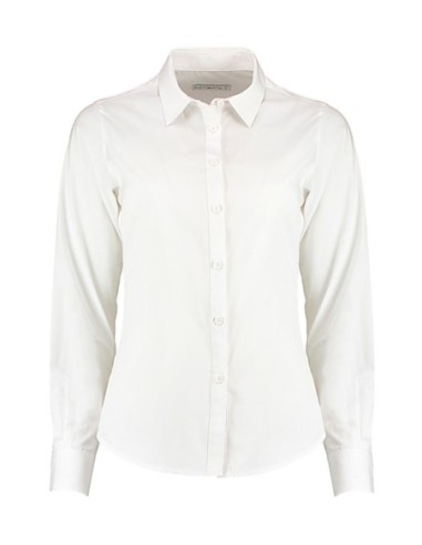 Womens Tailored Fit Poplin Shirt0