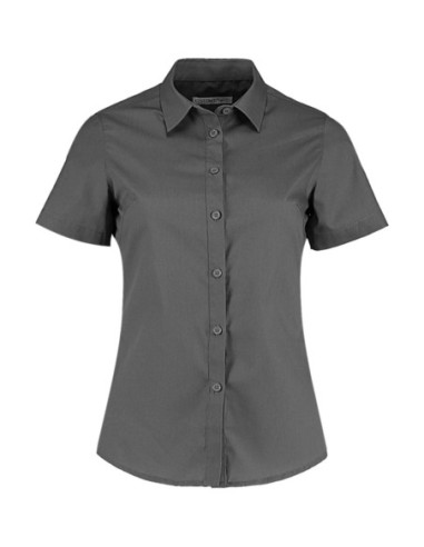 Womens Tailored Fit Poplin Shirt SSL2