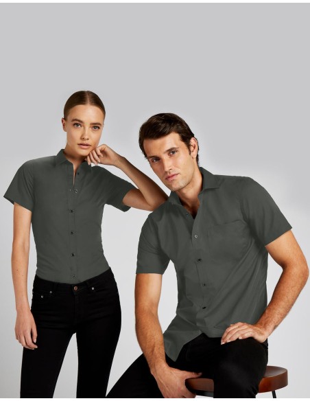 Womens Tailored Fit Poplin Shirt SSL7