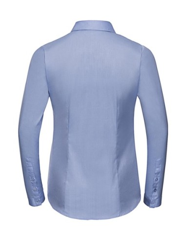 Ladies LS Herringbone Shirt5