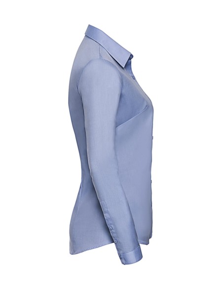 Ladies LS Herringbone Shirt6