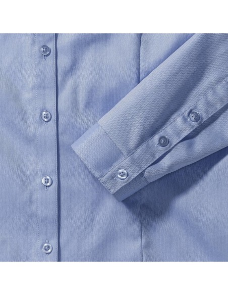 Ladies LS Herringbone Shirt8