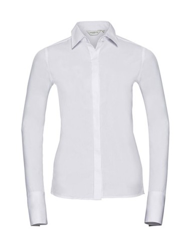 Ladies LS Ultimate Stretch Shirt0
