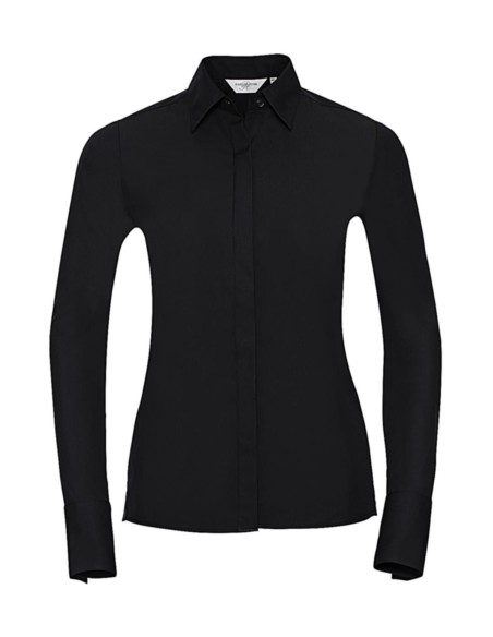 Ladies LS Ultimate Stretch Shirt1