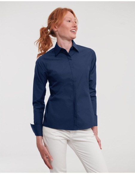 Ladies LS Ultimate Stretch Shirt5