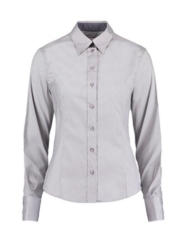 Womens Tailored Fit Premium Contrast Oxford Shirt1