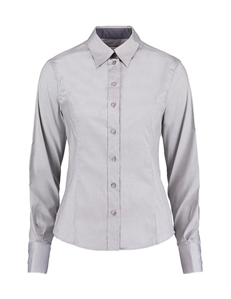 Womens Tailored Fit Premium Contrast Oxford Shirt1
