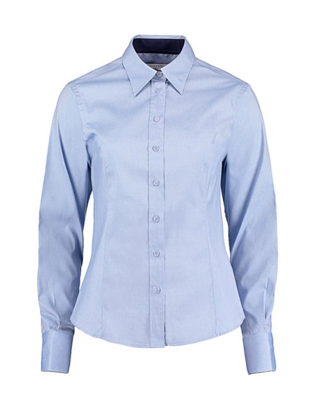 Womens Tailored Fit Premium Contrast Oxford Shirt2