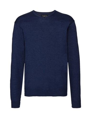 Mens V-Neck Knitted Pullover3