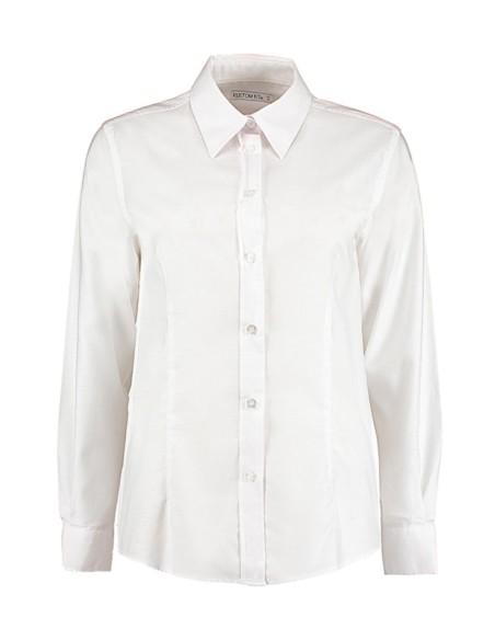Womens Tailored Fit Workwear Oxford Shirt0