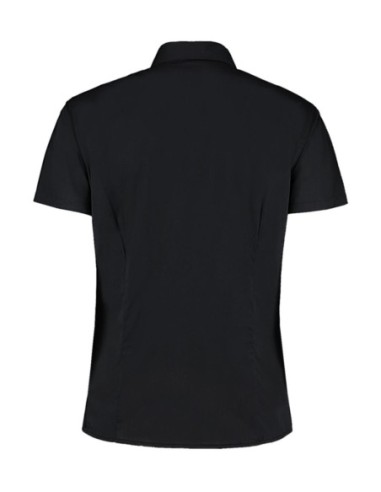 Womens Tailored Fit Mandarin Collar SSL2