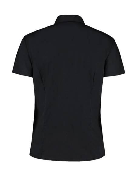 Womens Tailored Fit Mandarin Collar SSL2