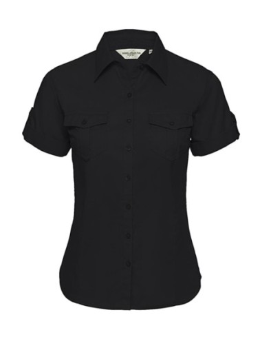 Ladies Roll Sleeve Shirt1