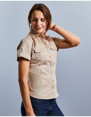 Ladies Roll Sleeve Shirt7
