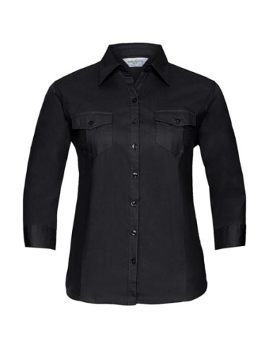 Ladies Roll 34 Sleeve Shirt1