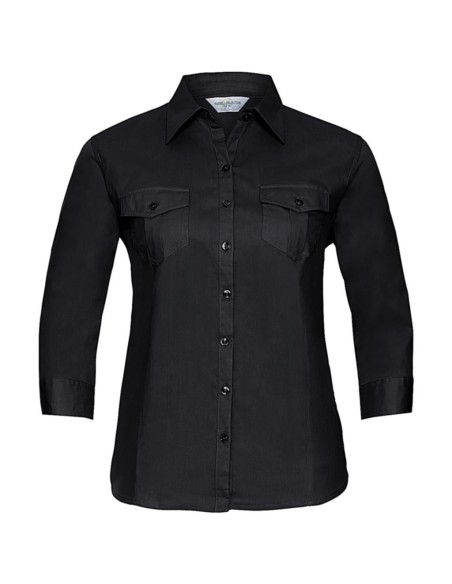 Ladies Roll 34 Sleeve Shirt1