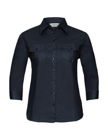 Ladies Roll 34 Sleeve Shirt3