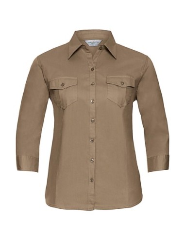 Ladies Roll 34 Sleeve Shirt5