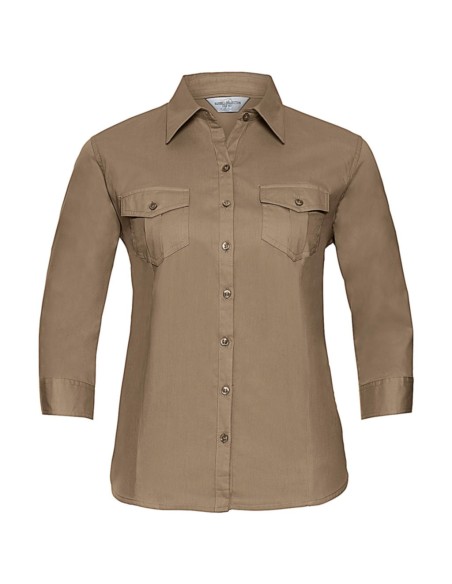 Ladies Roll 34 Sleeve Shirt5