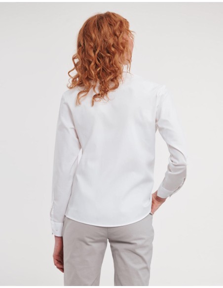Ladies Cotton Poplin Shirt LS6