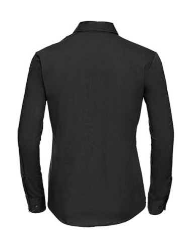 Ladies Cotton Poplin Shirt LS8