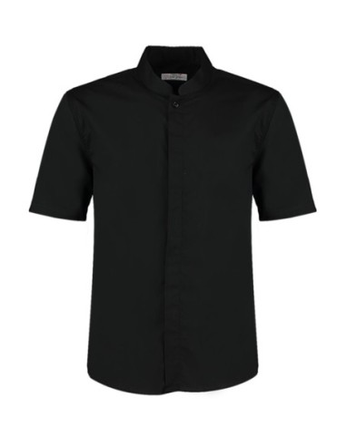 Tailored Fit Mandarin Collar Shirt SSL0