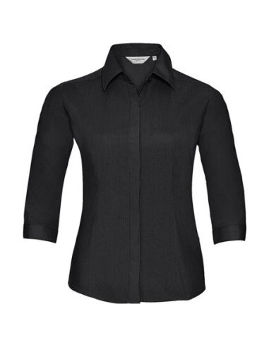 34 sleeve Poplin Shirt1