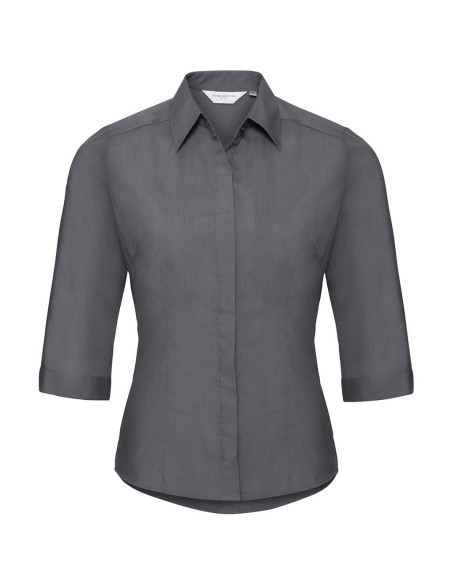 34 sleeve Poplin Shirt2