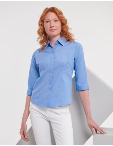 34 sleeve Poplin Shirt5