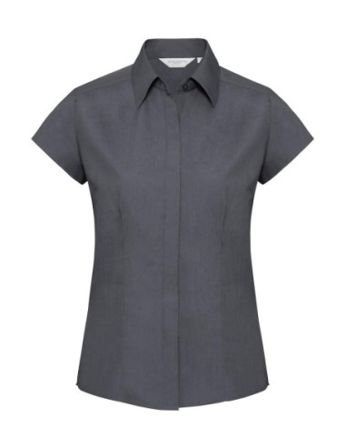 Ladies Fitted Poplin Shirt2