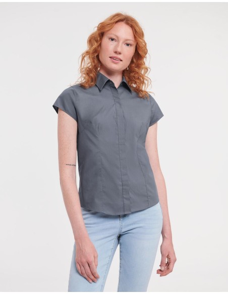 Ladies Fitted Poplin Shirt6