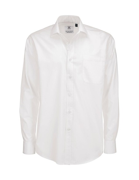 Smart LSLmen Poplin Shirt0