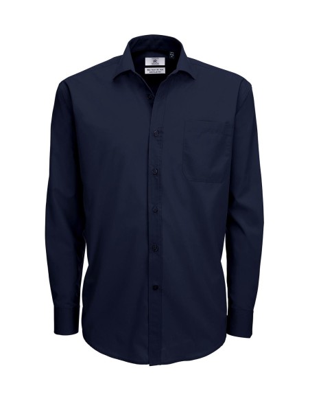 Smart LSLmen Poplin Shirt2