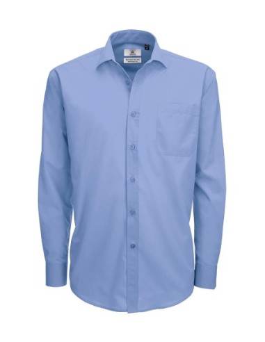 Smart LSLmen Poplin Shirt3