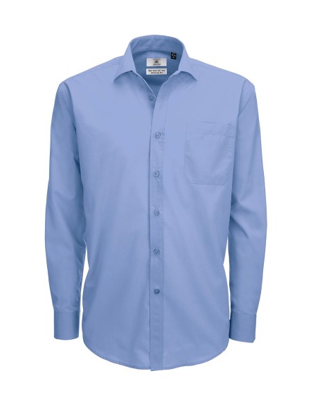 Smart LSLmen Poplin Shirt3
