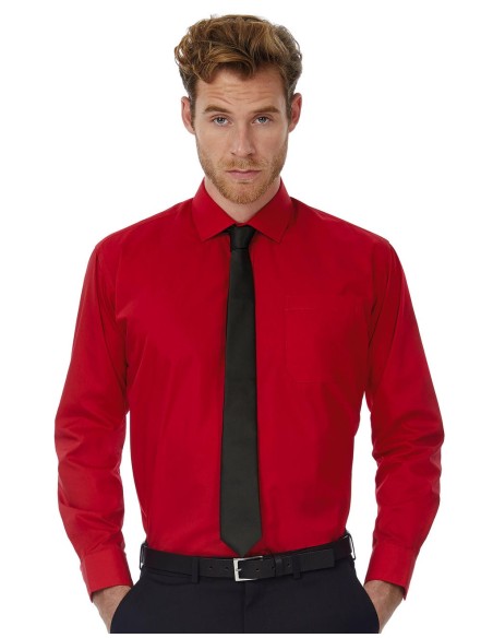 Smart LSLmen Poplin Shirt5