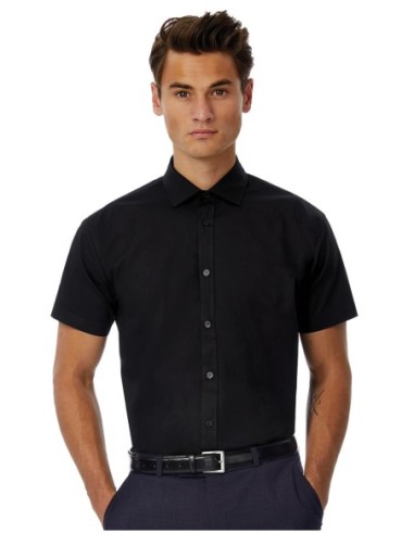 Black Tie SSLmen Poplin Shirt4
