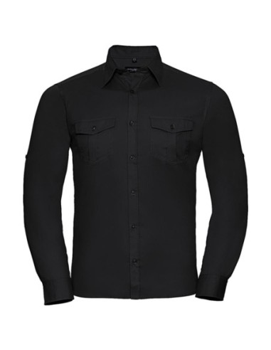 Mens Roll Sleeve Shirt LS1