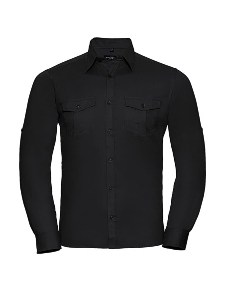Mens Roll Sleeve Shirt LS1
