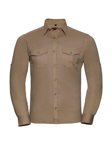 Mens Roll Sleeve Shirt LS4