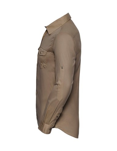 Mens Roll Sleeve Shirt LS8