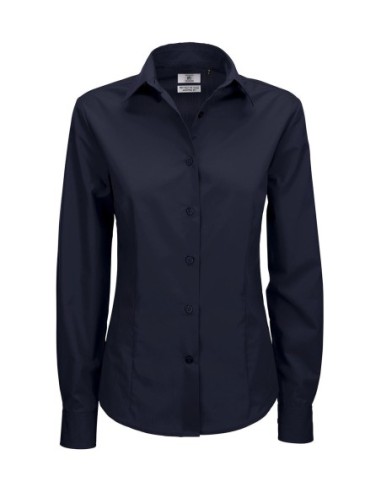Smart LSLwomen Poplin Shirt2