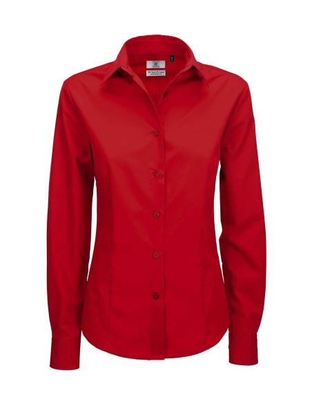 Smart LSLwomen Poplin Shirt4