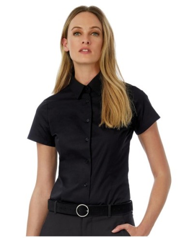 Black Tie SSLwomen Poplin Shirt4