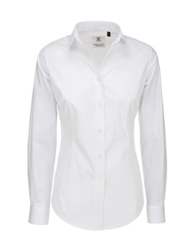 Black Tie LSLwomen Poplin Shirt0
