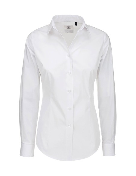 Black Tie LSLwomen Poplin Shirt0
