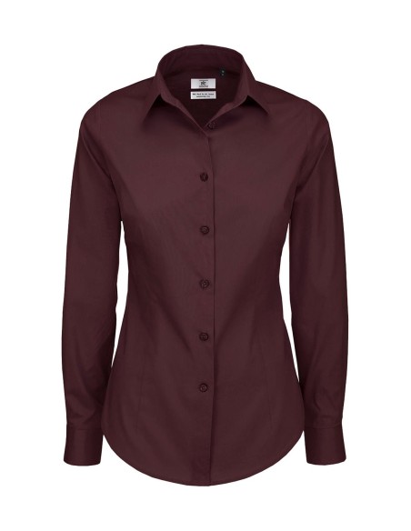 Black Tie LSLwomen Poplin Shirt2